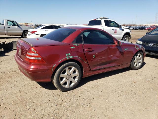 WDBKK49F53F291435 - 2003 MERCEDES-BENZ SLK 230 KOMPRESSOR RED photo 3