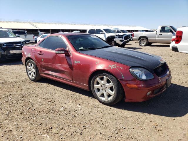 WDBKK49F53F291435 - 2003 MERCEDES-BENZ SLK 230 KOMPRESSOR RED photo 4