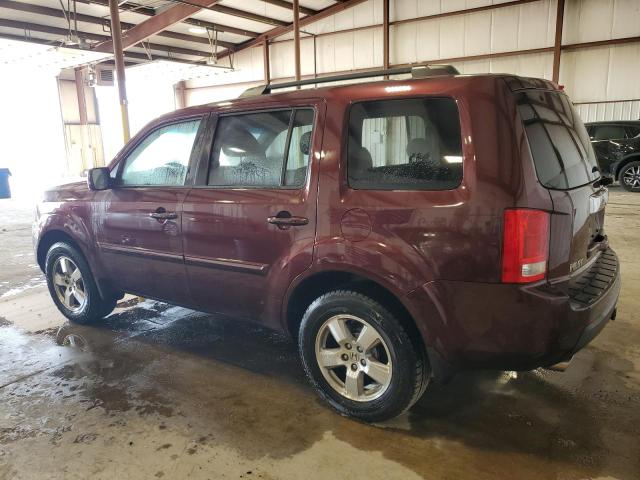 5FNYF4H42BB039595 - 2011 HONDA PILOT EX BURGUNDY photo 2