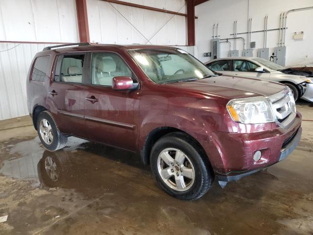 5FNYF4H42BB039595 - 2011 HONDA PILOT EX BURGUNDY photo 4