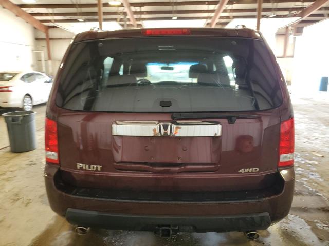 5FNYF4H42BB039595 - 2011 HONDA PILOT EX BURGUNDY photo 6