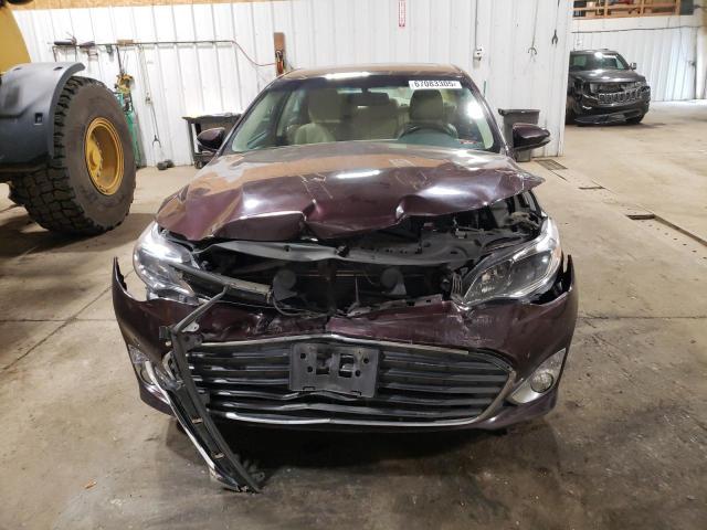 4T1BK1EBXFU145207 - 2015 TOYOTA AVALON XLE MAROON photo 5