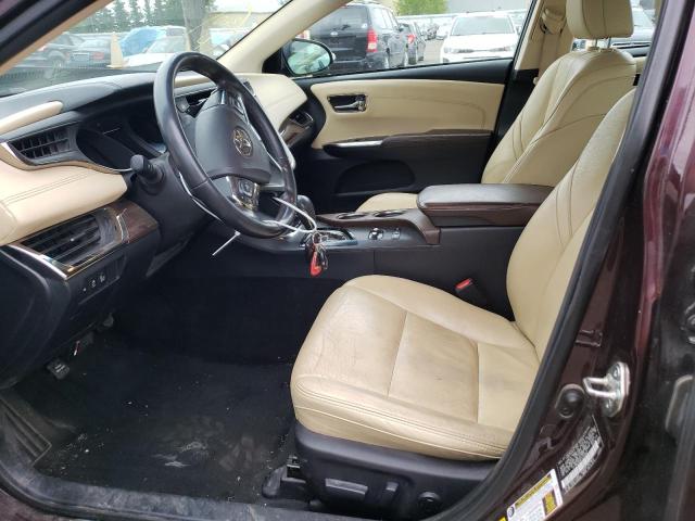 4T1BK1EBXFU145207 - 2015 TOYOTA AVALON XLE MAROON photo 7