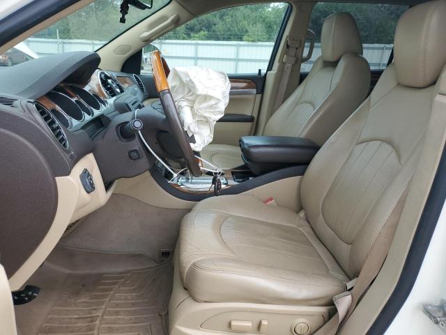 5GAKRDED7CJ401076 - 2012 BUICK ENCLAVE WHITE photo 7