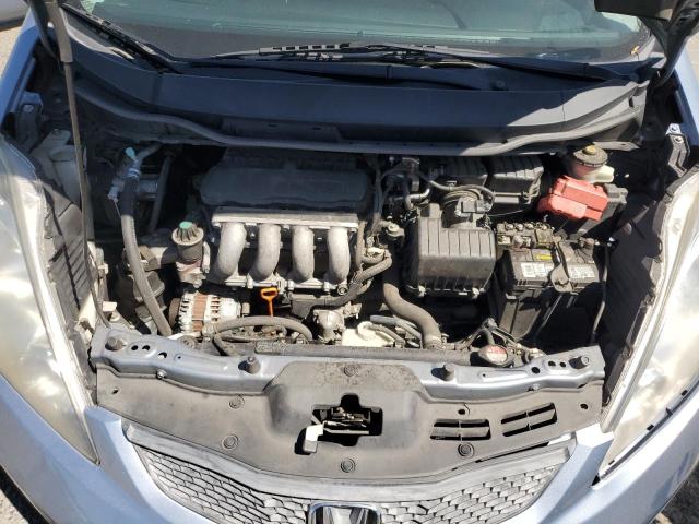 JHMGE8H53BC021813 - 2011 HONDA FIT SPORT BLUE photo 11