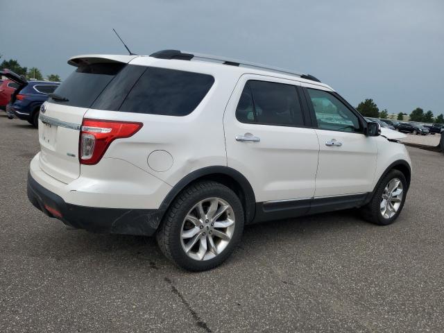 1FM5K8F89FGB59624 - 2015 FORD EXPLORER LIMITED WHITE photo 3