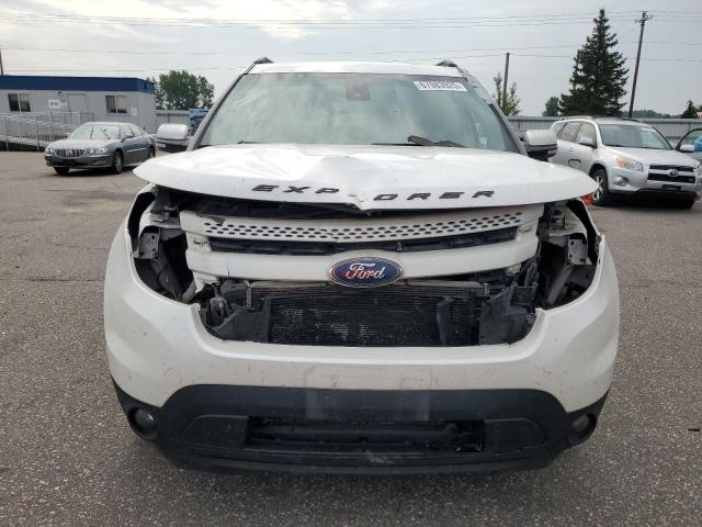 1FM5K8F89FGB59624 - 2015 FORD EXPLORER LIMITED WHITE photo 5