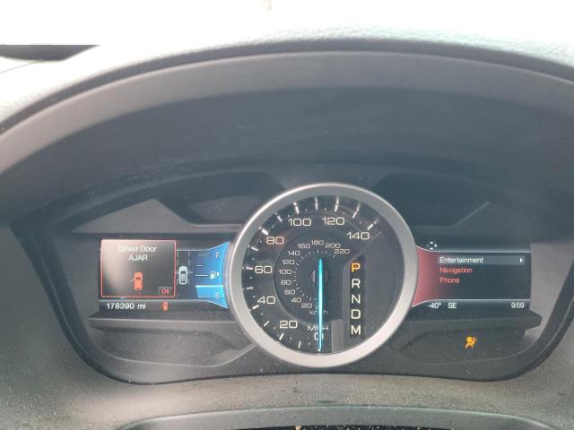 1FM5K8F89FGB59624 - 2015 FORD EXPLORER LIMITED WHITE photo 9