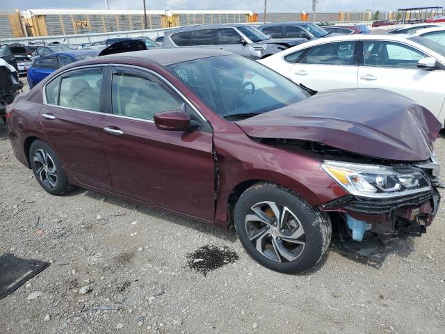 1HGCR2F44GA061009 - 2016 HONDA ACCORD LX BURGUNDY photo 4