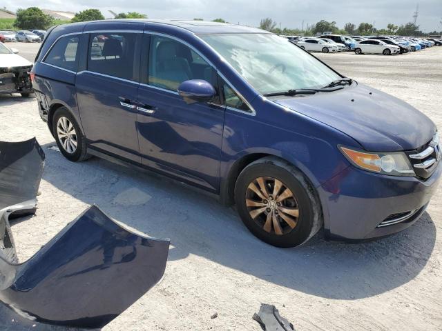 5FNRL5H69GB117317 - 2016 HONDA ODYSSEY EXL BLUE photo 4