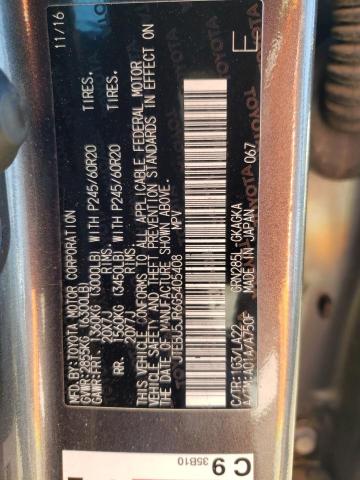 JTEBU5JR6G5405408 - 2016 TOYOTA 4RUNNER SR5/SR5 PREMIUM 灰色 照片 13