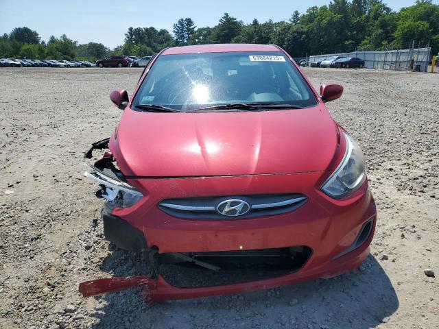 KMHCT4AE3GU027424 - 2016 HYUNDAI ACCENT SE 红色 照片 5