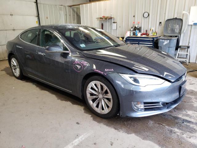 5YJSA1E24HF218204 - 2017 TESLA MODEL S 灰色 照片 4