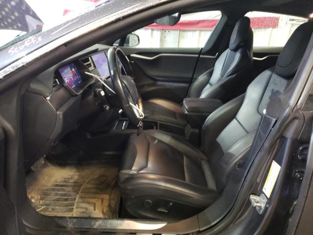 5YJSA1E24HF218204 - 2017 TESLA MODEL S 灰色 照片 7