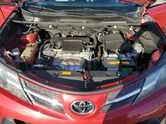 2T3WFREV3DW058686 - 2013 TOYOTA RAV4 XLE წითელი ფოტო 12