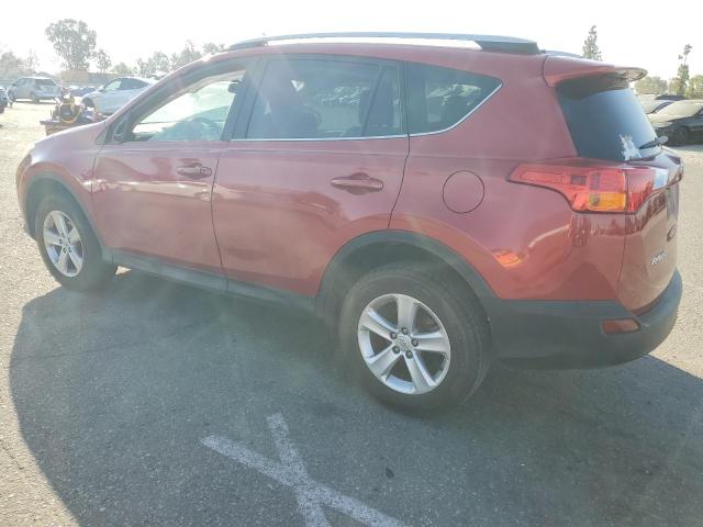 2T3WFREV3DW058686 - 2013 TOYOTA RAV4 XLE წითელი ფოტო 2