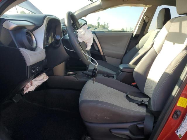 2T3WFREV3DW058686 - 2013 TOYOTA RAV4 XLE წითელი ფოტო 7