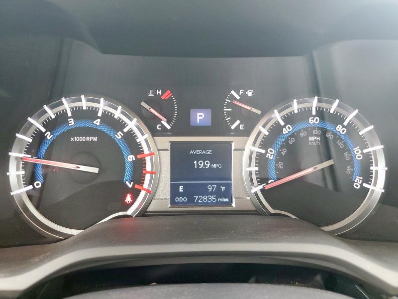 JTEZU5JR3J5188325 - 2018 TOYOTA 4RUNNER SR5 Ağ foto 9