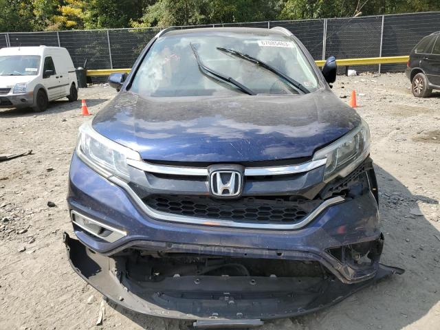 2HKRM4H75GH626323 - 2016 HONDA CR-V EXL BLUE photo 5