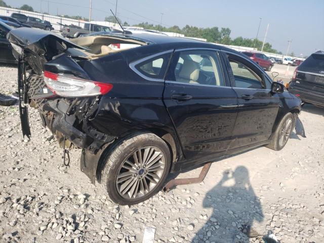 3FA6P0T97GR336440 - 2016 FORD FUSION SE BLACK photo 3