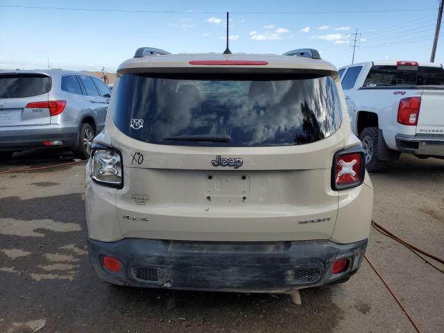 ZACCJBATXGPD94187 - 2016 JEEP RENEGADE SPORT TAN photo 6