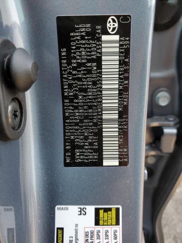 5YFB4MDE8SP295271 - 2025 TOYOTA COROLLA LE ვერცხლისფერი ფოტო 12