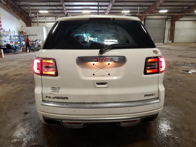 1GKKVTKDXDJ231634 - 2013 GMC ACADIA DENALI WHITE photo 6