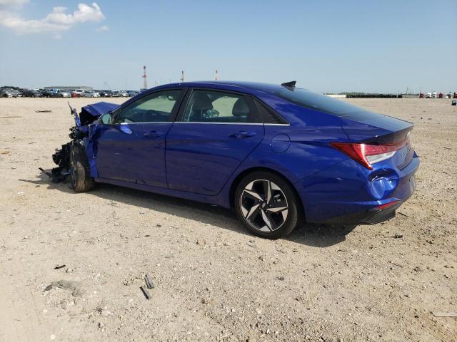 KMHLN4AJ4PU036494 - 2023 HYUNDAI ELANTRA LIMITED BLUE photo 2