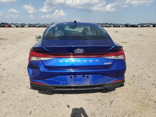 KMHLN4AJ4PU036494 - 2023 HYUNDAI ELANTRA LIMITED BLUE photo 6