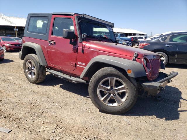 1J4AA2D18BL525416 - 2011 JEEP WRANGLER SPORT MAROON photo 4