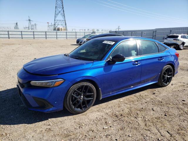 2HGFE2F51NH610343 - 2022 HONDA CIVIC SPORT 蓝色 照片 1
