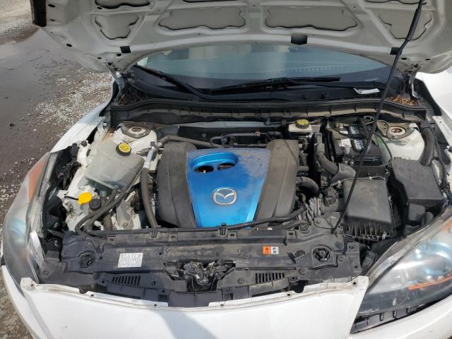 JM1BL1V80C1600388 - 2012 MAZDA 3 I WHITE photo 11