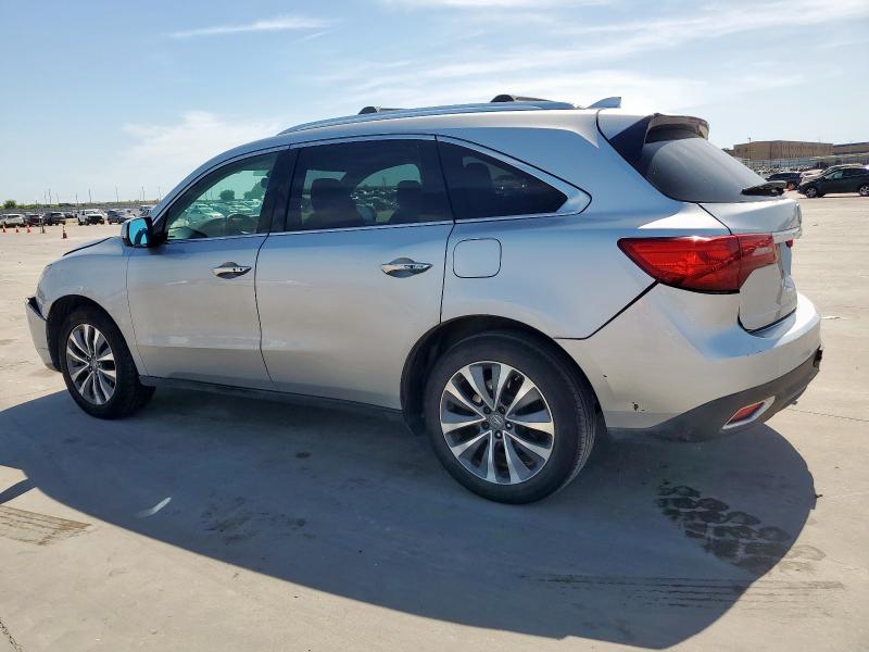 5FRYD4H4XEB037098 - 2014 ACURA MDX TECHNOLOGY فضي صورة 2