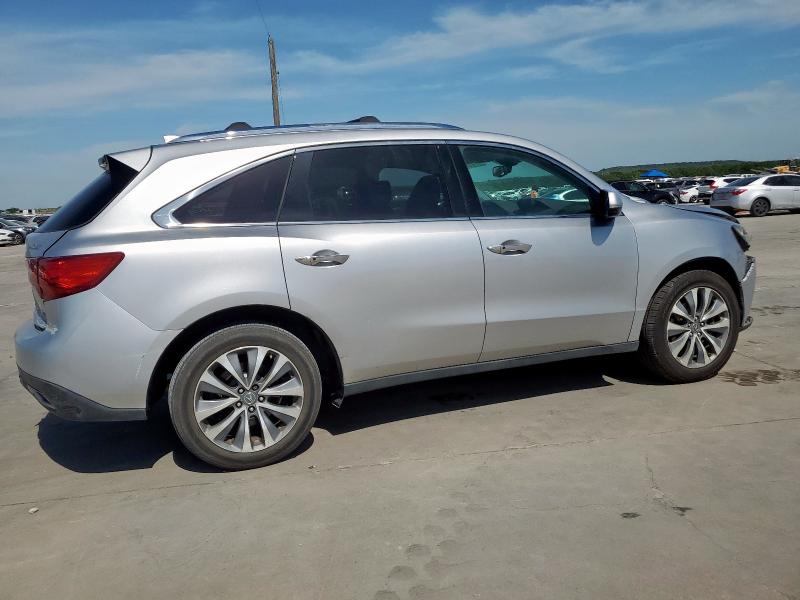 5FRYD4H4XEB037098 - 2014 ACURA MDX TECHNOLOGY فضي صورة 3