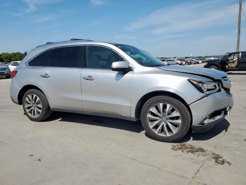 5FRYD4H4XEB037098 - 2014 ACURA MDX TECHNOLOGY فضي صورة 4