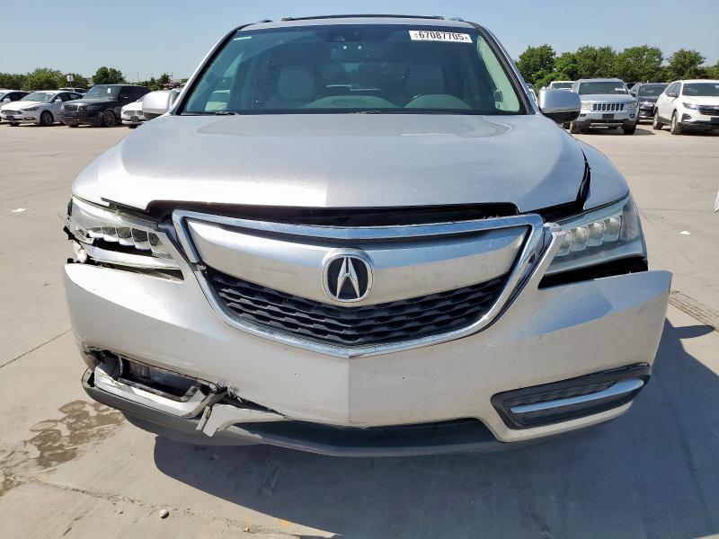 5FRYD4H4XEB037098 - 2014 ACURA MDX TECHNOLOGY فضي صورة 5