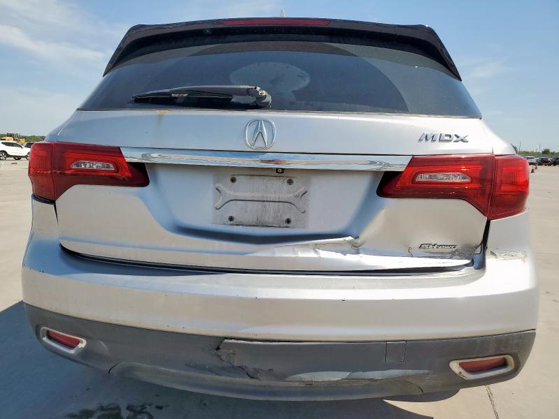 5FRYD4H4XEB037098 - 2014 ACURA MDX TECHNOLOGY فضي صورة 6