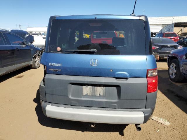 5J6YH28676L016732 - 2006 HONDA ELEMENT EX BLUE photo 6