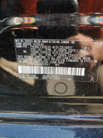 2T3DF4DV4CW263041 - 2012 TOYOTA RAV4 LIMITED BLACK photo 13