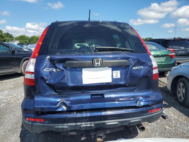 5J6RE4H35BL014776 - 2011 HONDA CR-V LX BLUE photo 6