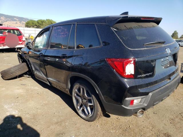 5FNYF8H51PB020155 - 2023 HONDA PASSPORT EXL BLACK photo 2