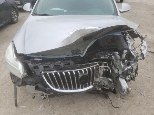 W04GP5EC7B1000983 - 2011 BUICK REGAL CXL SILVER photo 7