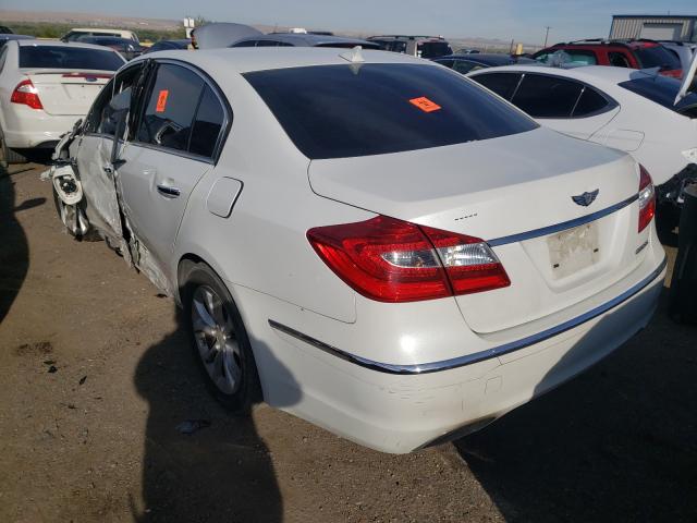 KMHGC4DD4DU210203 - 2013 HYUNDAI GENESIS 3.8L WHITE photo 5