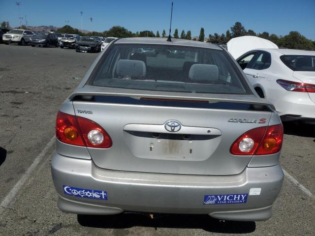 1NXBR32E04Z205868 - 2004 TOYOTA COROLLA CE SILVER photo 6