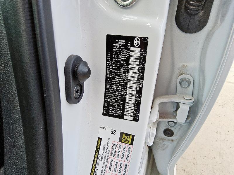 5YFB4MDEXPP001103 - 2023 TOYOTA COROLLA LE Білий фото 12