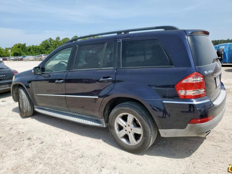 4JGBF71E78A323585 - 2008 MERCEDES-BENZ GL 450 4MATIC BLUE photo 2