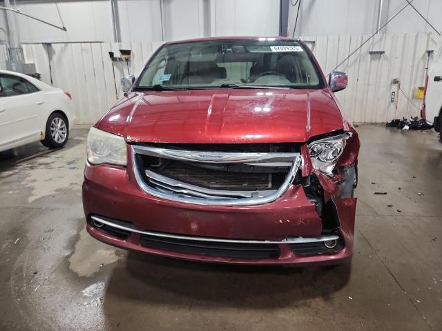 2C4RC1CG0DR647460 - 2013 CHRYSLER TOWN & COU TOURING L RED photo 5