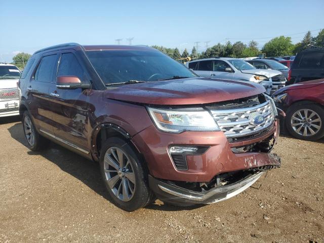 1FM5K8F81JGA70946 - 2018 FORD EXPLORER LIMITED BROWN photo 4