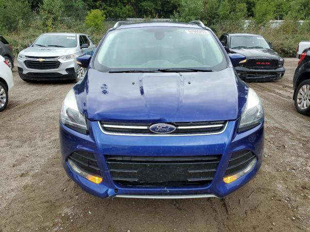 1FMCU0JX2EUE50158 - 2014 FORD ESCAPE TITANIUM BLUE photo 5