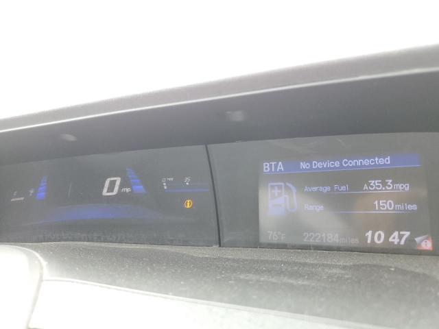 2HGFG3B02CH526314 - 2012 HONDA CIVIC EXL WHITE photo 9